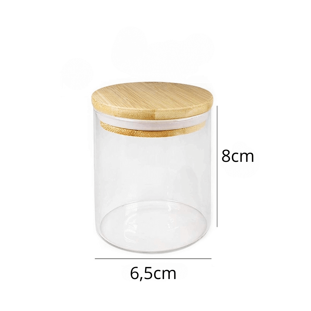 Potes Herméticos GlassBamboo