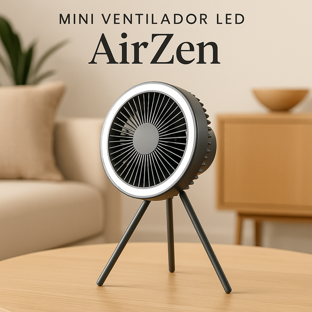 Mini Ventilador Led AirZen