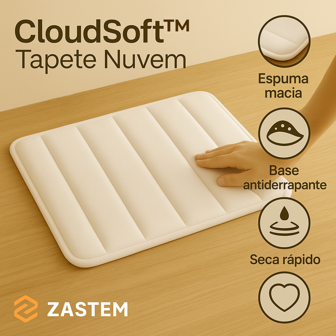 CloudSoft™: Tapete Nuvem