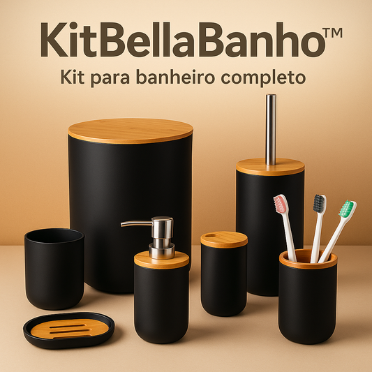 Kit Bella Banho™: Conjunto para Banheiro