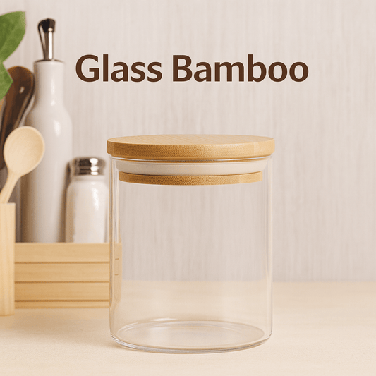 Potes Herméticos GlassBamboo