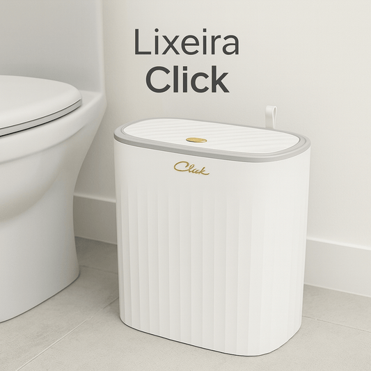 Lixeira Click para banheiro