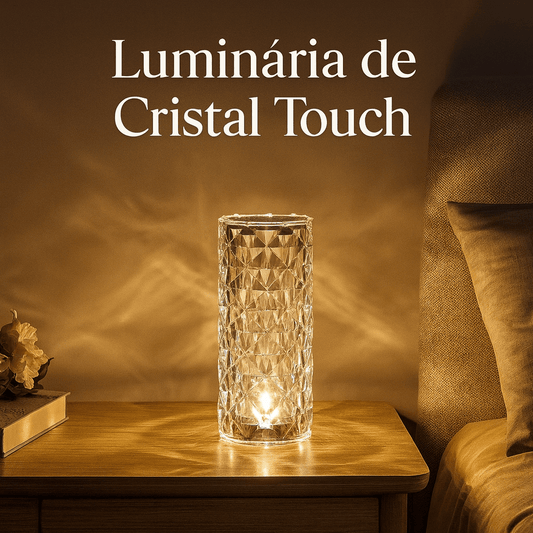 Luminária de Cristal Touch