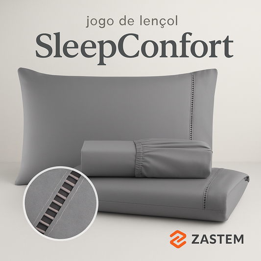 SleepConfort: Jogo de lençol 400 Fios