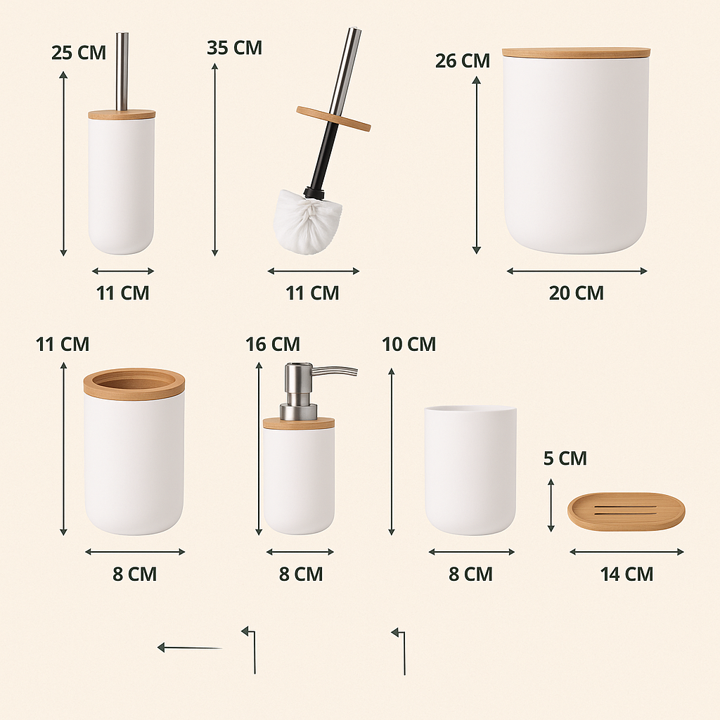 Kit Bella Banho™: Conjunto para Banheiro