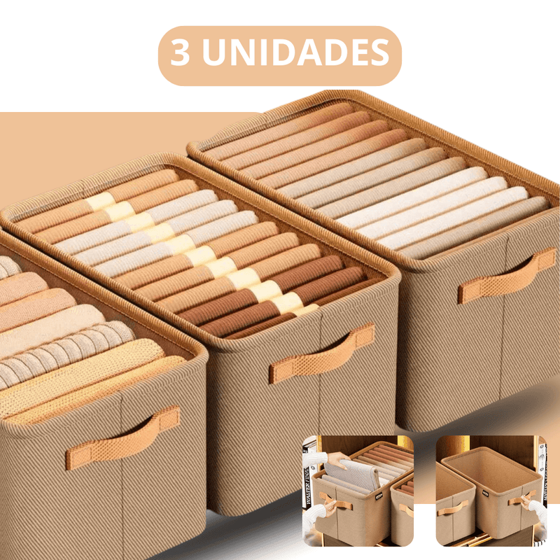 Organizadores de Roupas Dobráveis ( Compre 1 Leve 3)